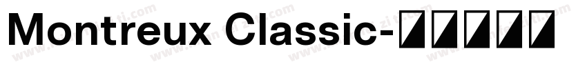 Montreux Classic字体转换
